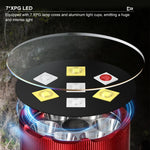 F473 7*XPG LED Powerful Mini Keychain Flashlight 1 Modes EDC Torch Aluminum Alloy 1Colorful Lighting Camping Magnet Clip Work Light