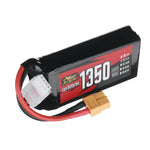 LinkMejor Power 11.1V 1350mAh 150C 3S LiPo Battery XT60 Plug for RC Drone