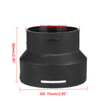 75mm To 60mm Ducting Reducer Outlet Adaptor Converter For Eberspacher Heater