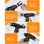 80W Automatic Soldering Iron Kit 110V 220V with Ceramic Heater Quick Heating Solder Gun for Electronics Repair and DIY Projects