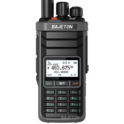 LinkMejor DM-5000 DMR Digital Analog Walkie Talkie with AES-256 / AES-128 / ARC Encryption Dual Time Slot NOAA Weather Reception SMS DTMF 1024 Channels Long Range Communication Two-way Radio