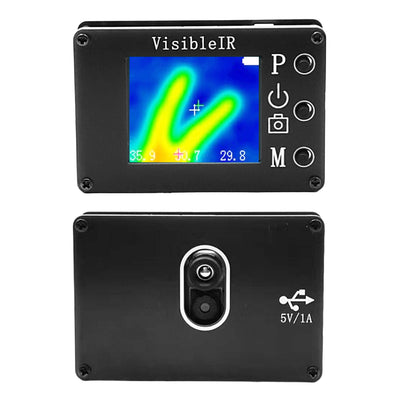 IR B18 Visible Light Thermal Imager 32x24 Fusion Infrared and Visible Light Camera Non-Contact Temperature Measurement Portable Home DIY Heat Tester