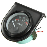 Green Shell 2  52mm Car Voltage Gauge Voltmeter Universal Pointer Voltmeter Automotive Automatic Measuring Range