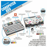M5Stack Cardputer Adv + Cap LoRa 1262 ESP32-S3 Programmable Computer 56 Key Keyboard 1.14 Inch LCD Display GPS Antenna 868-923MHz GNSS Positioning IoT Communication
