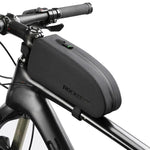 LinkMejor Waterproof Bike Bag 1.6L Large Capacity Cycling Top Front Tube Frame Bag Bicycle Equipment for MTB Road Bicycle