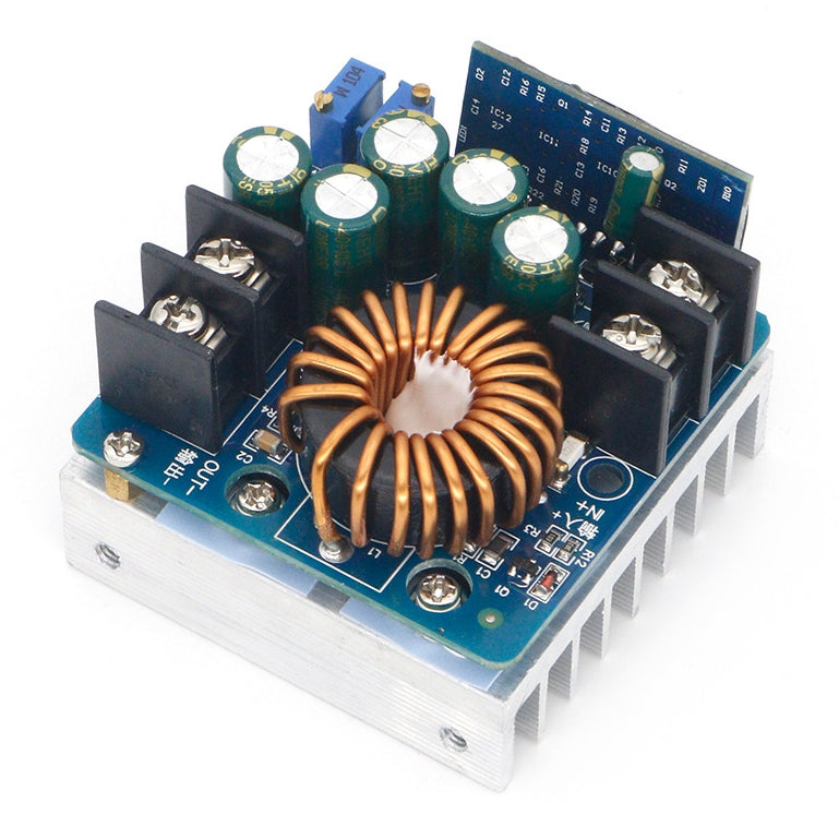 LinkMejor 400W High-power Step Down Buck Converter DC 10V-60V Constant Voltage Constant Current Adjustable Power Supply Module