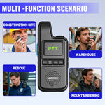 1/2PCS LinkMejor AI-828C Walkie Talkie Dual PTT UHF Wireless Copy Frequency Clear Voice Report 16 Channels Portable Ham Radio