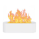 Aroma Diffuser Desktop Colorful Simulation Flame Machine Aromatherapy Humidifier Lamp Led Essential Oil Flame Lamp Difusor