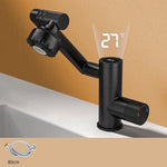 Digital Display 2 Gear Hot Cold Smart Faucet Mounted Wash Sink Hydropower Basin Water Mixer Tap Multifunction Hydropower Basin Faucet