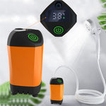 4800mAh Portable Outdoor Camping Electric Shower IPX7 Waterproof with Digital Display Electric Shower Pump for Hiking Travel Beach Pet Watering
