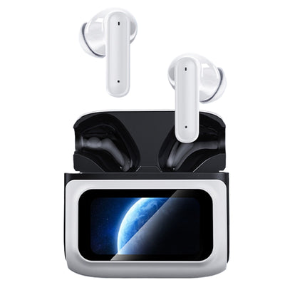 XH11 TWS Earbuds Wireless bluetooth 5.4 Earphone with LCD Touch Screen 13mm Driver Unit Dual Mic 32H Playback Touch Control In-ear Sports Headphones
