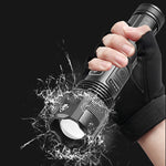 BIKIGHT XHP50 1800lm Powerful Long Range Zoomable Flashlight Kit with 18650 Li-ion Battery USB Rechargeable & Power Display Mini Torch Focus Adjustable Tactical Light