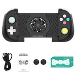 LinkMejor X3 Stretchable Game Controller Wired bluetooth Gamepad with Cooling Fan Dual Hall Effectis Vibration Turbo Function Compatible with 3.94-inch to 6.89-inch Moile Phone