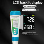 A03R PH Food PH Meter Detector PH-012 PH Meter Backlight LCD Digital Water Quality Tester Pen Temperature Meter 0.00-14.00ph