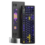 LinkMejor Ak980V2 PRO Mechanical Gaming Keyboard with Knob and TFT Color Display Tri-Mode Gasket Structure 10000mAh Battery Dual 8K Polling Rate