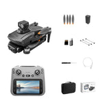 LinkMejor RG800 MAX GPS 5G Repeater Digital FPV with 5.9inch LCD Screen Controller 1080P HD Dual Camera Servo Gimbal 360° Obstacle Avoidance Brushless Foldable RC Drone Quadcopter RTF