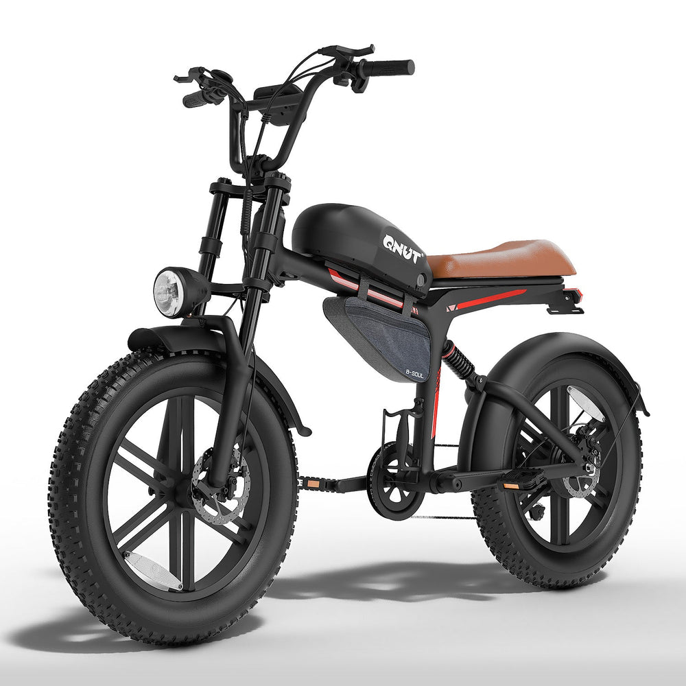 [USA Drect] QUNT BK20 Electric Bike 48V 18AH Battery 500W Motor Recommended Top Speed 25KM/H 20inch Tires 110KM Max Range 120KG Max Load Electric Bicycle