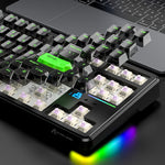 LinkMejor X87ULTRA Mechanical Keyboard Dual 8K Wireless Tri-Mode Hot-swappable RGB Lights 10000mAh Massive Battery Low Game Delay E-sports Gaming Keyboards