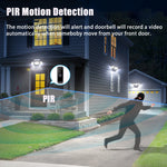 SY-30 Wireless Video Doorbell Intercom System 4 Inch Screen with 5000mAh Battery Night Vision PIR Motion Sensor