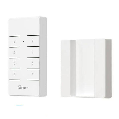 LinkMejor RM433 R2 Base 433MHz RF Remote Controller 8 Button Remote Control Paired with LinkMejor TX Wall Switch RF Devices IFan04 D1 RFR2 Work with Alexa Google Home