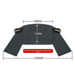 600D Oxford Cloth Car Windshield Sunshade Snow Cover with Rearview Mirrors Covers Waterproof Sun Blocking Snowproof