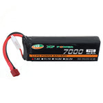LinkMejor 7.4V 7000mAh 70C 2S LiPo Battery T Deans Plug for RC Drone