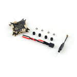 Happymodel SuperX ELRS V3.0 1S 5IN1 AIO Flight Controller Built-in 5A Blheli_S 4in1 ESC 5.8G OpenVTX for RC FPV Racing Drone
