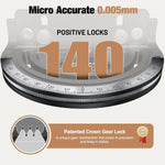 LinkMejor HD-MG21 Precision Miter Gauge For Table Saw With Extended Fence And 0.02mm Micro Adjustable Flip Stop Router Table Precision Angle Setting