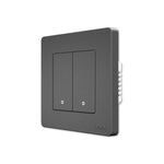 LinkMejor Tuya Smart Zigbee3.0 Push Button Switch 2Gang Remote Smart Life APP Control Timing Function Voice Control Work with Alexa Google EU Standard