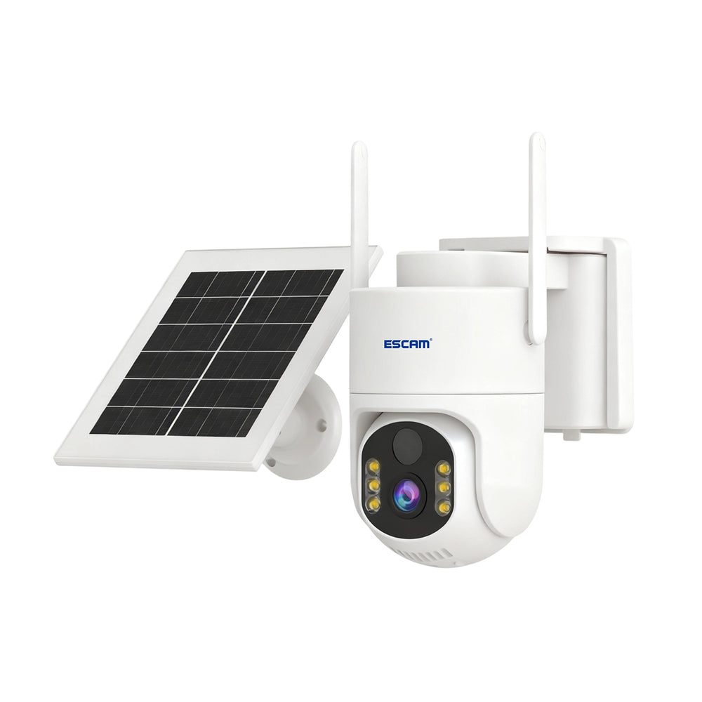 LinkMejor QFS71 4G LTE Solar Security Camera 3MP Color Night Vision PIR Alarm PTZ Two-Way Audio IP66 Outdoor Wireless CCTV Cameras