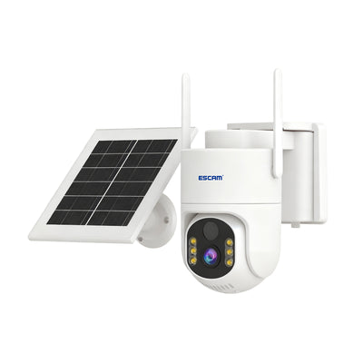 LinkMejor QFS71 4G LTE Solar Security Camera 3MP Color Night Vision PIR Alarm PTZ Two-Way Audio IP66 Outdoor Wireless CCTV Cameras