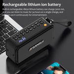 LinkMejor F30 Portable Wireless bluetooth Speaker Dual 52mm Speakers Bass Diaphragm RGB Light 34H Playback Hands-free Calls Support TF Card USB 3.5mm AUX Playback FM Radio Outdoor Multimedia MP3 Music Player Speakers