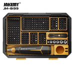 Jakemy JM-8198/135pcs JM-8199/257pcs Repair Tool Kit CR-V Steel Micro Screwdriver Bits Modular Handle Design Universal Compatibility