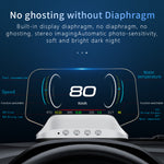 Head-Up Display Portable Car OBD2 Speed Navigation Projector Car Dashboard Display Screen Navigation Projector GPS OBD Speedometer Head Up Display
