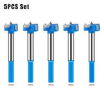 5PCS/14PCS Hex Shank Hinge Boring Drill Bit Set Tungsten Carbide Wood Router Bit Non-stick Coating