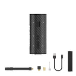 LinkMejor AM9 Pro Mini Bike Pump 130 PSI Portable Electric Tire Inflator with 2-in-1 Tail Light LED Display for MTB Road Bicycle