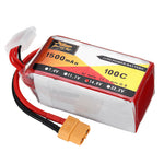 LinkMejor 14.8V 1500mAH 100C 4S Lipo Battery With XT60 Plug for Eachine Wizard X220S FPV Racer RC Drone