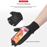 LinkMejor Winter Warm Bike Gloves Touch Screen Outdoor Windproof Waterproof Cold-proof Gloves for Driving Cycling Fishing Skiing