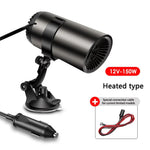 12V / 24V 150W Car Heater portable Electric Heating Fan Automatic Windshield Dryer Defogging Demister Defroster