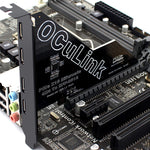PH492-4W PCIe4 0 X16 to Oculink SFF-8612 Extension Card 4 Port Bifurcation Support for U.2 SSD External GPU High Bandwidth 64Gbps PCIe Gen4 Expansion Card