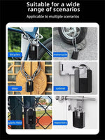 LinkMejor J916 Smart Bluetooth Fingerprint Padlock APP TT Electronic Lock IP67 Waterproof for Home Office Luggage and Outdoor Security