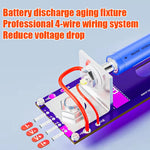 LinkMejor 20A 4-wrie Battery Test Stand 18650 Internal Resistance Capacity Tester Fixture Seat Current Voltage Meter