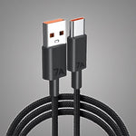 Quick Charge 120W 7A USB C Cable 0.25m To 2m Suitable For Huawei Xiaomi High-Speed Phone Charger
