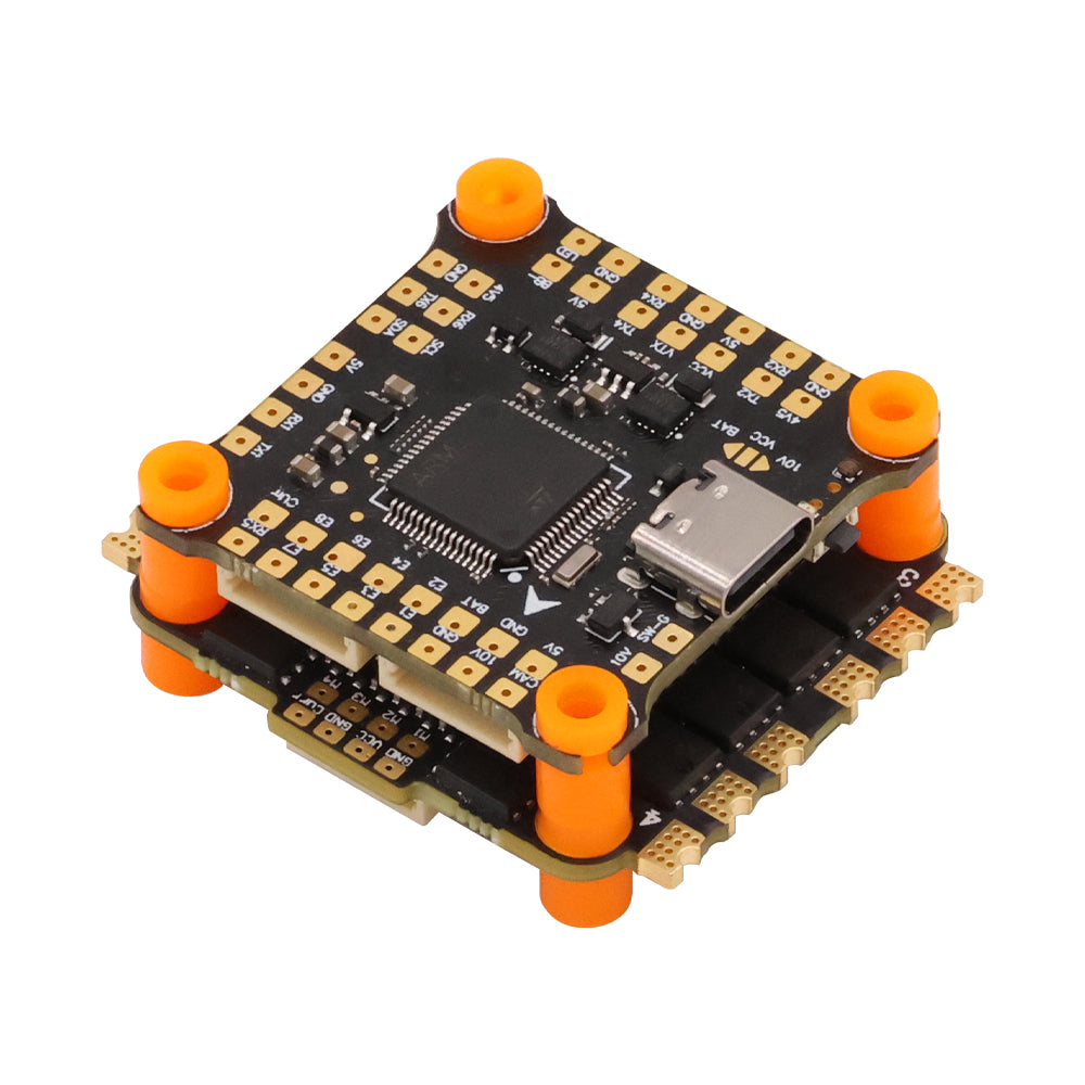30.5x30.5mm LinkMejor 45AF7 V2 Stack F7 Flight Controller Dual Gyro with 5V 10V BEC Output 45A BL_S 2-6S 4in1 ESC Flytower Support DJI O3 Air Unit for DIY RC FPV Racing Drone