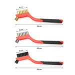 6pcs Wire Brush Set with Nylon Brass Steel Bristles for Metal Cleaning and Polishing Ideal for Industrial and Home Applications