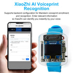 ESP32-S3 AI Smart Watch DIY Kit 0.96 Inch OLED Screen WiFi Rechargeable Voice Assistant for AI Dialogue Self Assembly
