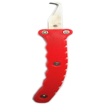 High-carbon Steel Clockwise Hook Cutter Burr Trimming Cutter Burr Scraper Red Handle