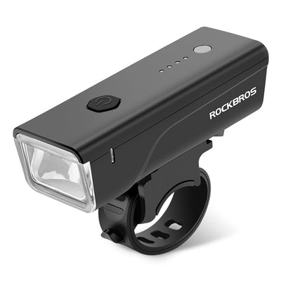 LinkMejor Smart Light Senor Bike Headlight 260Lm Bright LED 1500mAh Battery Type-C Fast Charging Anti-glare Bicycle Light Flashlight for Cycling