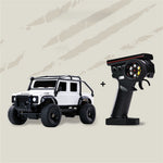 Z6761 1/43 2.4G 4WD for Land Rover 1993 110 Official Licensed Mini RC Car Rock Crawler Off-Road Climbing Pickup Truck LED Light Full Proportional Control Desktop Micro Vehicles Models Toys