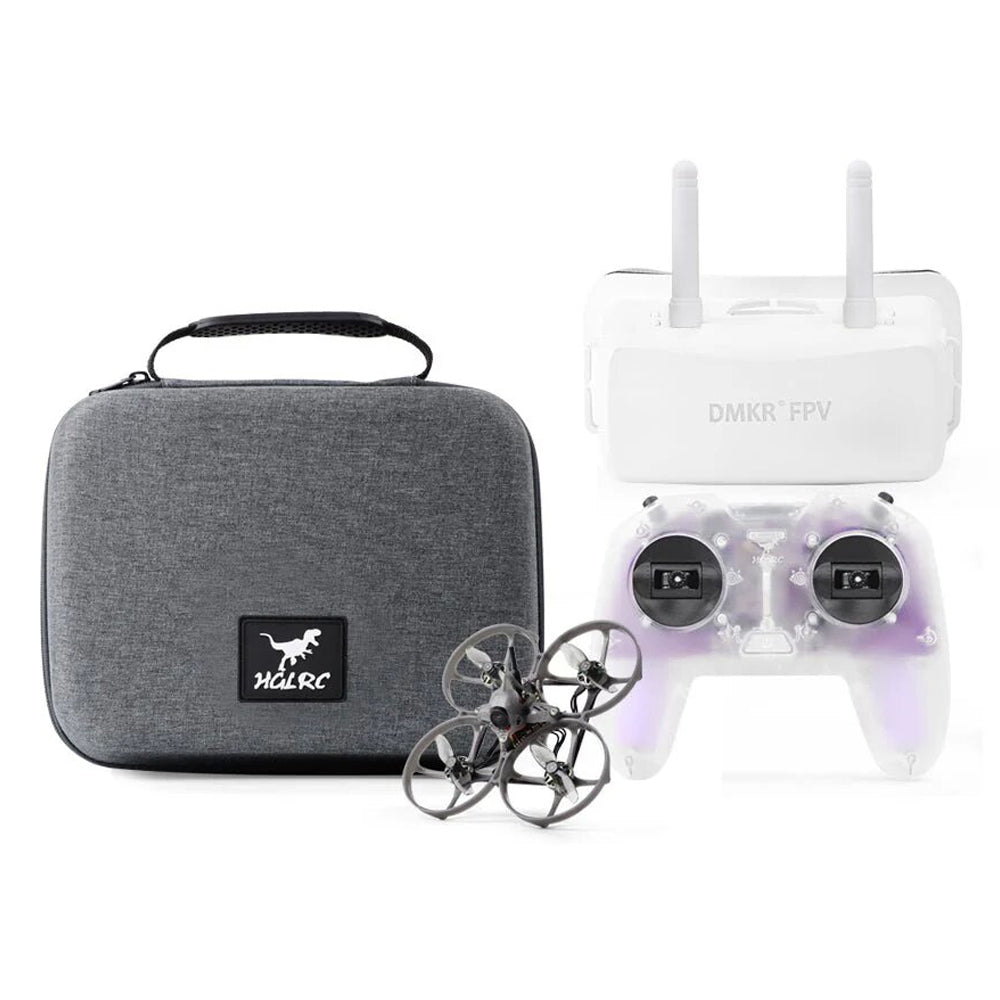 LinkMejor Petrel 85 Whoop 2 Inch 2S Entry Level RC FPV Racing Drone ELRS 2.4G RTF with Remote Controller 5.8G FPV Goggles